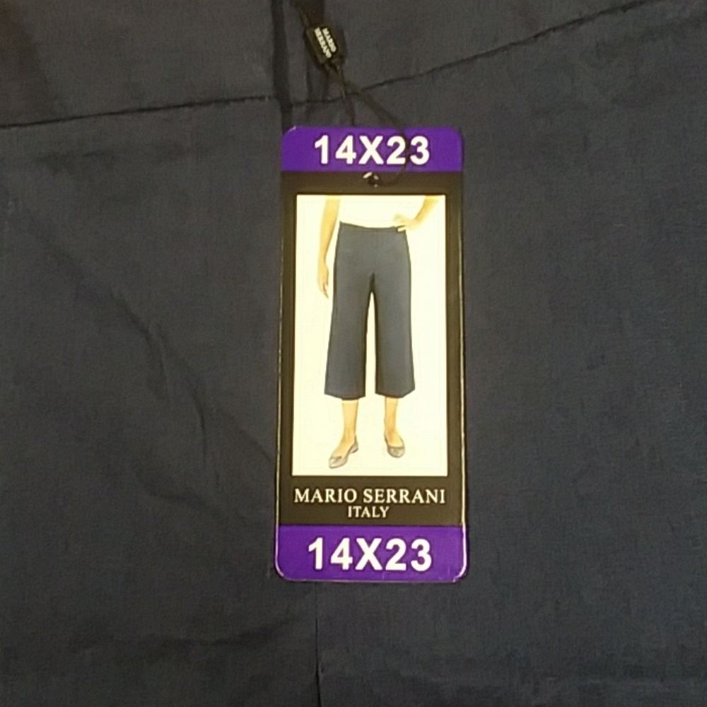 NWT Mario Serrano Ladies Crop Pants - Picture 2 of 3